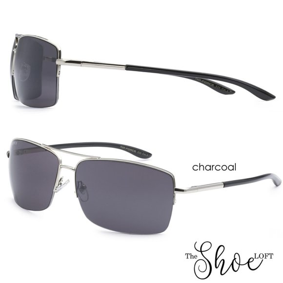 Air Force Pilot Rimless Sunglasses - Picture 5 of 6